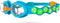 Speedo Infant Spot Goggle Unisex Zwembril - Blauw/Groen