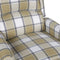 vidaXL Fauteuil stof groen