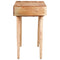 Kaptafel met spiegel 112x45x76 cm massief acaciahout