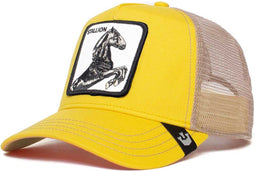Goorin Bros Pet - The Stallion Trucking - One Size - Geel - Trucker Cap Heren - Pet Heren Volwassenen - Pet Dames - Petten - Trucker Cap Heren