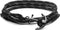 Tom Hope Triple Black XS Armband (lengte: 15.00-16.50 cm) TM0130