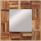 vidaXL - Wandspiegel - 50x50 - cm - massief - gerecycled - hout