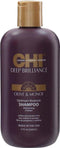 CHI Deep Brilliance Olive & Monoi Optimum Moisture Shampoo - 355 ml- Normale shampoo - Voor Kroeshaar -