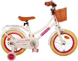 Volare Excellent Kinderfiets - Meisjesfiets - 14 inch - Afneembare zijwieltjes - Wit