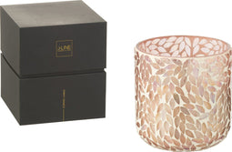 J-Line geurkaars Tender Rose - wax - roze - medium - 70U