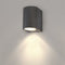 LEDVION - LED Wandlamp - GU10 - IP54 - Antraciet