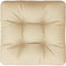 vidaXL - Palletkussen - 60x61,5x10 - cm - stof - beige