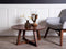 House Nordic Hellerup Salontafel - Rond - Walnoot - 75x36 cm