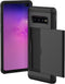 imoshion Hoesje Geschikt voor Samsung Galaxy S10 Plus Hoesje - Ruimte voor 2 pasjes - imoshion Backcover met pasjeshouder - Zwart