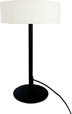 Dyberg Larsen Calix - Tafellamp - Stoffen kap - Nature/Black