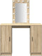 vidaXL - Kaptafel - met - LED-verlichting - in - Sonoma - Eiken, - 102x33x135 - cm