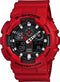 Casio G-Shock GA-100B-4AER - Polshorloge - Quartz - 51 mm - Rood