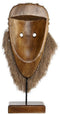 Decoratieve figuren DKD Home Decor Natuurlijk Masker Vezel (30 x 10,5 x 53 cm)