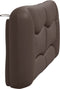 vidaXL - Hoofdbordkussen - 160 - cm - kunstleer - bruin