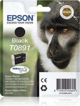 Epson T0891 - Inktcartridge - DURABrite Ultra - Zwart