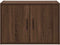vidaXL - Garagewandkasten - 2 - st - spaanplaat - bruin - eiken