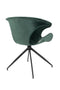 Zuiver Mia Fluweel Armstoel - Groen - Set van 2