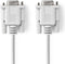 Nedis Nullmodemkabel - D-SUB 9-Pins Female - D-SUB 9-Pins Female - Vernikkeld - 2.00 m - Rond - PVC - Ivoor - Envelop