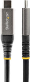 Startech.com USB 3.1 - Male USB C naar Male USB C - 10Gbps 100cm Grijs Zwart