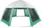 vidaXL - Zwembadtent - uitneembare - buiten- - gaaswanden - 510x510 - cm - zeegroen