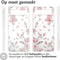 imoshion Hoesje Geschikt voor Google Pixel 6a Hoesje Siliconen - imoshion Design hoesje - Meerkleurig / Blossom Watercolor