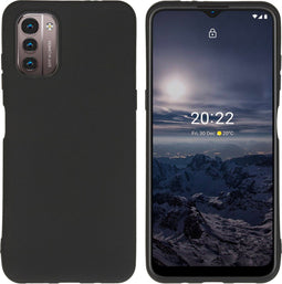 iMoshion Hoesje Geschikt voor Nokia G21 / G11 Hoesje Siliconen - iMoshion Color Backcover - Zwart