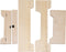 Designed by Lotte Quirine - Hondenbench - Verhoogde instap met uitneembare lade - Zwart - M - 81x57x71 cm