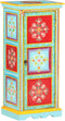 vidaXL - Hoge - kast - handgeschilderd - 40x30x90 - cm - massief - mangohout