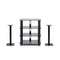 NorStone EPUR 4 - Audio meubel - Gehard glas - Zwart