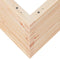 vidaXL - Plantenbak - 60x60x68,5 - cm - massief - grenenhout