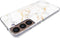 iMoshion Hoesje Geschikt voor Samsung Galaxy S22 Hoesje Siliconen - iMoshion Design hoesje - Wit / White Marble