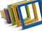 BS Toys Frames - Educatief Spel - Houten Frames - 48 Stuks (48 stuks)