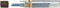 Potloodstift pentel hb 0.3mm 12st zwart | 12 stuks