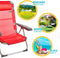 Beach Chair Color Baby 48 x 60 x 90 cm Red