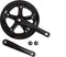 Crankstel 52t spieloos zwart + kettingrand