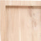 vidaXL - Wastafelblad - 160x30x(2-4) - cm - onbehandeld - massief - hout