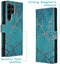 iMoshion Hoesje Geschikt voor Samsung Galaxy S23 Ultra Hoesje Met Pasjeshouder - iMoshion Design Softcase Bookcase - Blauw / Blue Graphic
