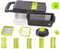 Mandoline - Multifunctionele Groentesnijder - 15-delige set - Groen