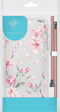 iMoshion Hoesje Geschikt voor iPhone 14 Pro Max Hoesje Met Koord - iMoshion Design Hoesje met Koord - Roze / Blossom Watercolor