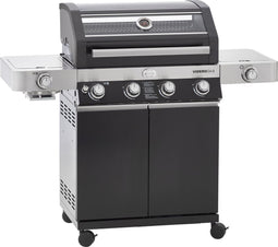Rösle Barbecue - Barbecue Gas Videro G4-S Vario 30 mbar - Roestvast Staal - Zwart -
