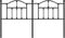 vidaXL - Hoofdbord - 160 - cm - metaal - zwart
