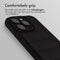 imoshion Hoesje - Geschikt voor iPhone 13 Pro Max - EasyGrip Backcover - Zwart