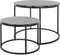 H&S - Collection - Bijzettafelset - 2 - st - zwart