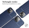 iMoshion Hoesje Geschikt voor iPhone 13 Pro Max Hoesje Siliconen - iMoshion Carbon Softcase Backcover - Blauw