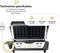 CuisiNoon - Multifunctionele Tosti- Wafel- & Grill Apparaat - 1000W - Zwart