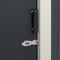 Juskys Gereedschapsschuur S - Metalen tuinhuis - 161x86x181 cm - Antraciet