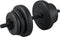 ArtSport Halterset - Dumbells 20 kg - 2-delig - Zwart (2 stuks)