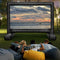 Coast Opblaasbaar Projectiescherm - Bioscoopscherm 1080p 3K 4K - Zwart