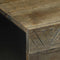 vidaXL - Salontafel - 80x50x40 - cm - massief - mangohout - lichtgrijs