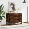 vidaXL - Ladekast - 70x41x56 - cm - bewerkt - hout - gerookt - eikenkleurig